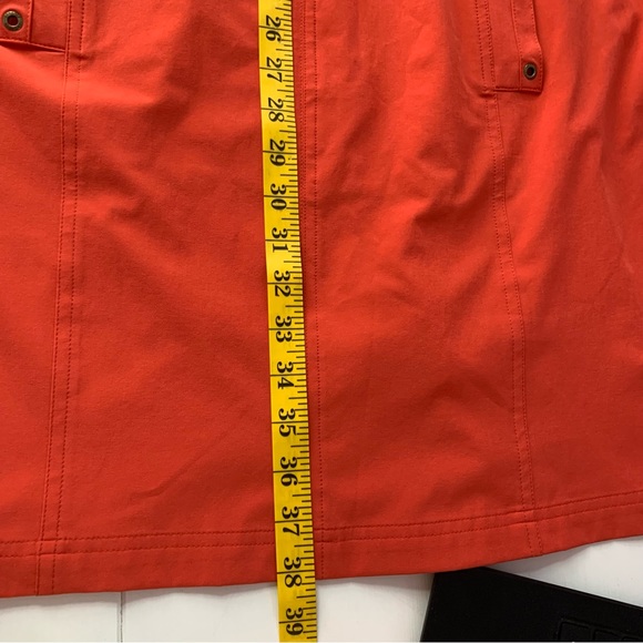 Chicos Zenergy Orange Zip Collar Neema Dress with Pockets! - Picture 10 of 16